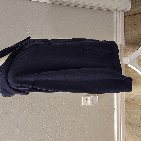 Disney Parks Navy up Up Sweatshirt Hooded Jacket Size Large Grumpy Dwarf Logo - Picture 5 of 9